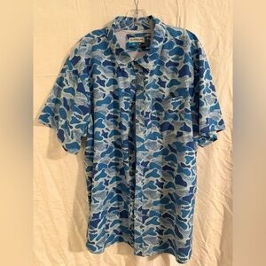 Magellan Outdoors Shore & Line Blue Camo Men's Shirt